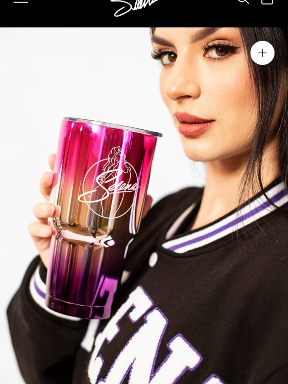Selena Ombre Stainless Tumbler - Pink to Purple Fade- Grammy museum